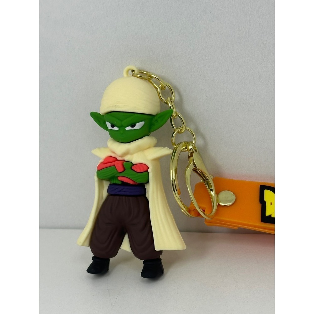 Dragon Ball Z Piccolo Rubber Keychain Figure with Orange Wrist Strap - Picture 2 of 6